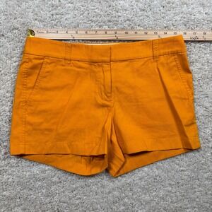 J.Crew 3.5 Inch Short Orange Chino Cotton Twill Womens Size 6 NWT